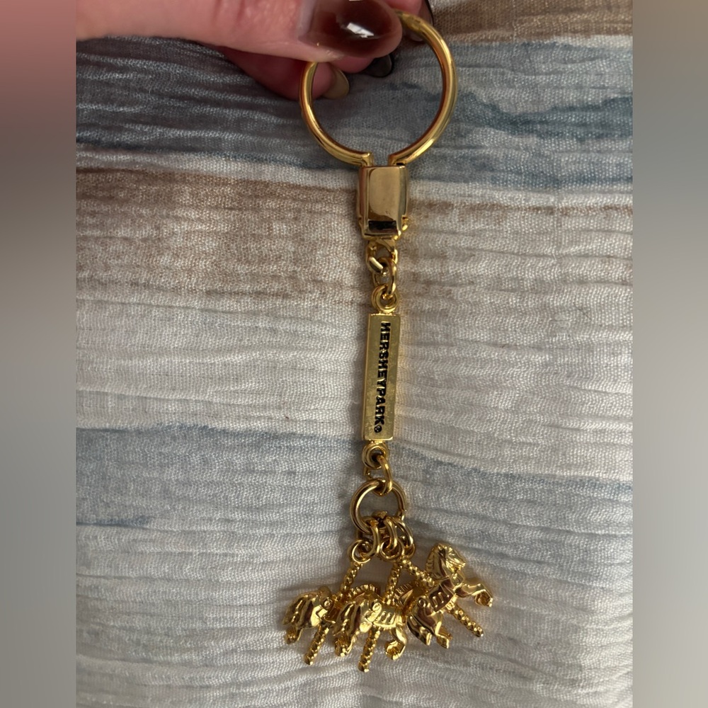 Gold Horse Keychain